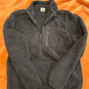 Pink warm black sweater